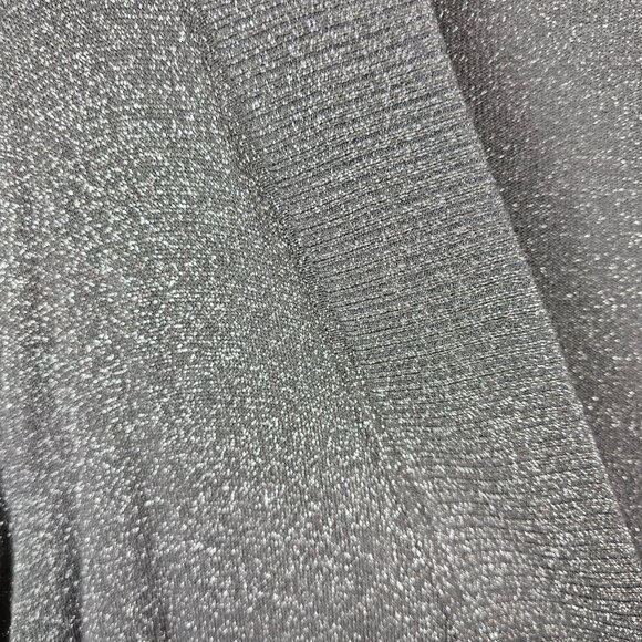 Womens Business Casual Officewear‎ Comfy Cardigan Metallic Gray Worthington LG - Picture 10 of 10